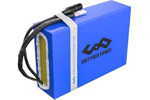 UNIT PACK POWER (UK Warehouse) 36V 20AH Ebike Lithium Battery for 36V 500W 250W Motor, Waterproof lithium Pack for Ebike, Motercyckle, Go-kart, Scooter