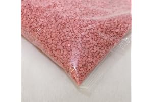 GHISI WALTER 1KG BUSTA sassi , 3-6 MM MILLIMETRI PER COMPOSIZIONI FLOREALI HOBBY FAI DA TE COLORE ROSA