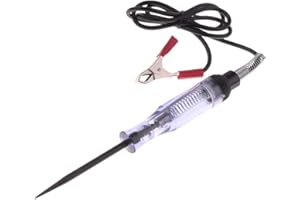 Haobase DC 6V/12V/24V Auto Truck Car Electrical Circuit Continuity Tester Test Light Pen Tool with Indicator Light