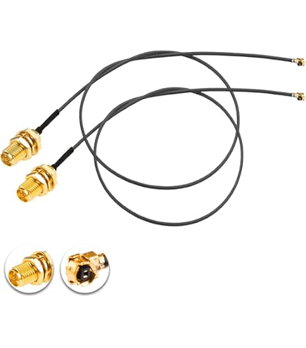 Lot De 3 Câbles Antenne U.FL IPX Vers SMA Femelle RG178 - 15 Cm - Pour Routeur WiFi, Carte Réseau, Drone - 6