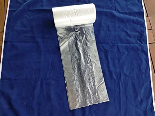 (Pack of 1000) HDPE 18 x 4 x 35 cm, Counter polythene Bags in roll, HDPE Plastic Bags Food Packing Package wrap Butchers Bakery Shop Waste Disposal Safe Product