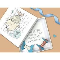 Geldgeschenk zur Taufe PERSONALISIERT Fisch