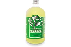 Té kombucha. Komvida. Kit sabor Té verde. 6 botellas de 750 ml. Envío en frío.