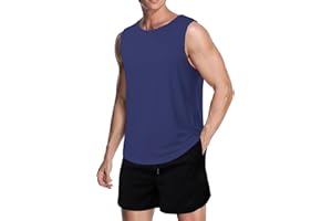 meioro Herren Mesh Tank Top, Atmungsaktives Ärmellose Shirt Angepasste Muskelshirt, Sport Rundhals Tank Tops Männer Sommer Gym Workout Funktionsshirt Bodybuilding Fitness Unterhemd(Schwarz,S)