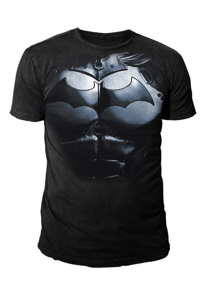 Batman-DC-Comics-Herren-T-Shirt-Dark-Knight-Cover-Logo-Schwarz-S-XL