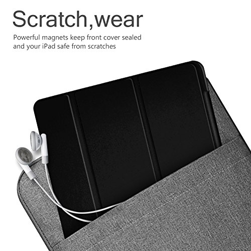 ELTD Huawei Mediapad M3 8.4 Hülle Case – Ultra Schlank Smart Cover Tasche Schutzhülle Case für Huawei Mediapad M3 8.4 mit Standfunktion, Schwarz - 5