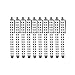 Produktbild ONX3 Nokia Lumia 1520 Polka Aluminium Kapazitive Stylus Touch Füller (10 Pack) (Weiß)