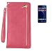 Produktbild Huawei Honor 8(2016) Hülle mit Panzerglas,ISENPENK Premium Outdoor Wasserdicht Shockproof Anti Slip 360 Grad Protection Stoßfest Handyhülle mit Handseil,Ultra Slim Bark Muster Pattern Multifunktions Tragbar Wallet Leather Case mit Intern Karte Schlitz,Stoßdämpfend Wallet Tasche Schutzhülle Leathertasche für Huawei Honor 8(2016) 5.2Zoll-[rose]+Panzerglas/Schutzfoile/Scutzglas