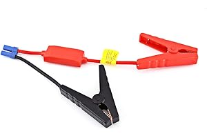 EVGATSAUTO Cavi jumper booster, cavo booster per collegamento batteria auto Jumper Jump Start Prevenire la carica inversa