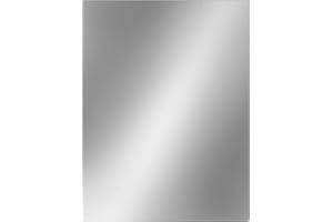 Baikal Espejo de Baño, Varias Formas y Medidas Disponibles. Opción con y Sin LED. Estilos Que se adaptan al baño o Cualquier Estancia del hogar. 60 x 80 cm Espejo Liso, 280034995