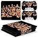 Produktbild Morbuy PS4 Pro Skin Design Folie Aufkleber Sticker schützende Haut Schale für Sony Playstation 4 Pro Konsole und 2 Dualshock Controller (Girls)