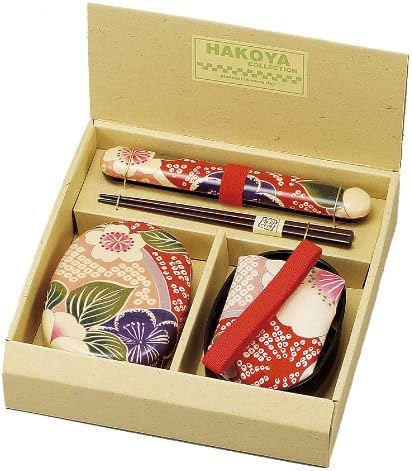 Bento Box set including bentobox, chopsticks, bentobag (Japan Import)