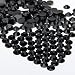 1200 Pcs 3D Crystal Nail Art Round Rhinestone/Gems 2mm (08	Black)