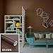 Produktbild Wall Sticker TAOtTAO Freundliche Farbe Glänzende Möbel Refurbished Aufkleber Pvc Removable Wallpaper Home De (Braun)