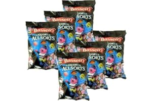 CADBURY Bassett's Lakritz Liquorice Allsorts Lot de 6 boîtes de 1000 g