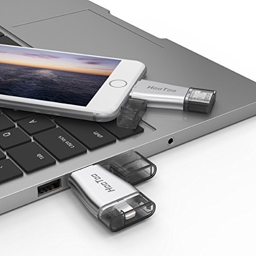 Mejor Memoria iPhone USB 3.0 HooToo 32GB Pendrive iphone ipad OTG
Lightning Flash Drive [Certificado MFI] para Almacenar/ Transferir de
Fotos, Vídeos, Música entre iPhone, iPad, MacBook Color Plateado
Revisión