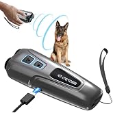 Ultrasonik Kedi K&ouml;pek Kovucu K&ouml;pek Eğitici Cihaz LED Flaşlı Şarjlı Taşınabilir Hayvan Uzaklaştırıcı
