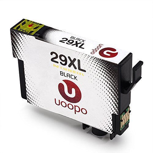 Uoopo Epson 29XL Kompatible Druckerpatronen, Multipack patronen für Epson Expression Home XP-332 XP-235 XP-335 XP-432 XP-435 XP-442 XP-445 XP-342 XP-345 XP-245 XP-247 Drucker.( 1 Schwarz 1 Cyan 1 Magenta 1Gelb) - 2