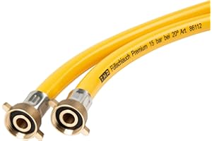 THR INDUSTRIEPRODUKTE Füllschlauch Heizung Heizungsfüllschlauch 3/4" Verschraubungen DN15 2,5m