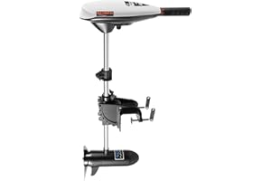 DIFU Motor fueraborda 65LBS 12 V 660 W motor eléctrico barco de pesca motor de gasolina fueraborda con motor de cepillo corto de 40 cm