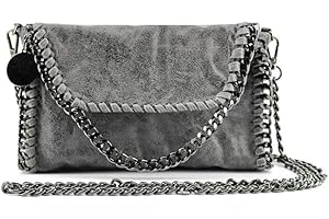 MODELISA - Bolso Bandolera Cadena Con Solapa Estilo Casual Mujer