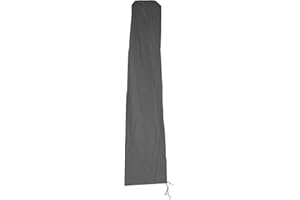 MENDLER Housse de protection HWC pour parasol déporté 4m, fermeture éclair - anthracite