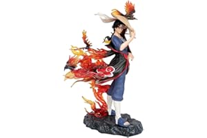 SKLTN Anime Naruto Uchiha Itachi Figurine Pop en PVC Collection Model Akatsuki Raven Corbeau Combiné Decoration Ornaments GK Statue Figures 29 cm