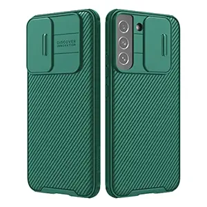 Nillkin Galaxy S22 Case with Camera Cover, CamShield Pro Case with Slide Camera Protection, Slim Fit Thin Shockproof Cover for Samsung Galaxy S22, Green