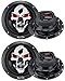 4) NEW BOSS SKULL SK653 6.5 700W 3 Way Car Coaxial Audio Speakers Stereo RS.10464.00