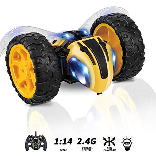 KOOWHEEL Macchina Telecomandata per Bambini 4WD Auto Radiocomandata Fuoristrada Ricaricabile da 2,4 GHz Bumble Lightning Bee Rock Crawler Electric Auto Rc Giocattoli Regali per Bambini Giocattoli