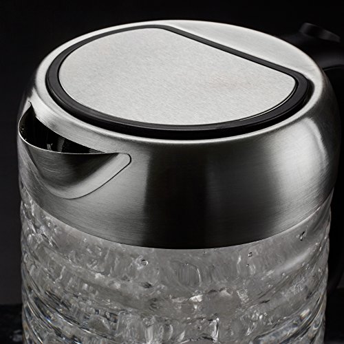 Andrew James Clear Glass Rapid Fast Boil Kettle 1.7L Electric