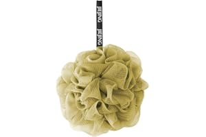 MEISISLEY Fleur De Douche Naturelle Eponge Bain Exfoliant Éponge Boule de Souffle Bain Loofah Douche Accessoires Douche Éponge Bouffée Douche Puff Luffa Green