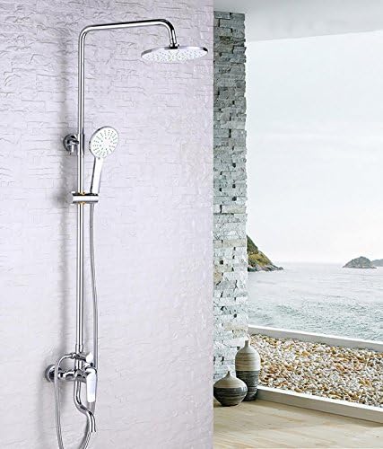 Round Shower Set Pressurized Water Copper Thickened Third Gear Adjustment Under The Water Honeycomb Bubbler