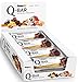 Produktbild Protein Riegel Low Carb Q-Bar - Whey Isolat Proteinriegel Von Supplify Zum Abnehmen Oder Muskelaufbau - Chocolate Chip 12x 60g - ein echter power-bar als Proteinpulver und Eiweiß Shake Ersatz
