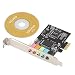 Produktbild PCI-E 5.1 Soundkarte CMI8738 6-Kanal Audio Stereo Kino mit 5 Eingang für Windows 7, Vista, XP