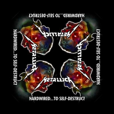 Preisvergleich Produktbild METALLICA, Hardwired... to self-destruct - Bandana