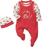 mit Druckmotiv Dino Erwin Müller Baby-Set 3-tlg. mit Druckmotiv Interlock-Jersey hummer Größe 50 / 56