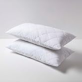 TeksNil Home %100 Pamuk 2 Adet Kapitoneli Yastık Alezi Koruyucu Koruyucu Yastık Kılıfı 50 X 70 Cm