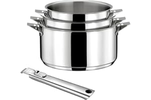 Cuisinox Eclipse - Série de 3 casseroles 16/18/20cm inox avec poignée