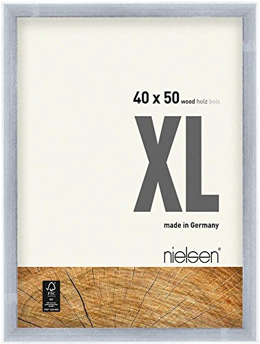 Preisvergleich Produktbild Nielsen Holzrahmen XL 42x60 cm silber-anthrazit