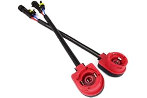 O-NEX 2x HID Relay Harness D2S D2R D2C 35W/55W AMP Wiring Adapter Bulb/Ballast Connector