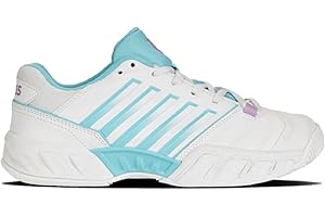 K-Swiss Bigshot Light 4 - Tenis para Mujer, Raindrops/White/Purple Rose