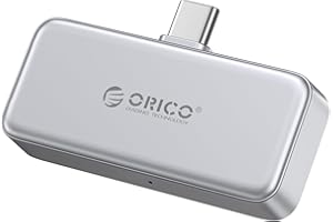ORICO FlashPod 1TB SSD Portátil hasta 2000 MB/s, SSD Externo con 4K 60Hz ProRes, Sólo Compatible con iPhone 15/16 Serie, Teléfonos Inteligentes, Tabletas y Computadoras con Puerto Tipo C S20