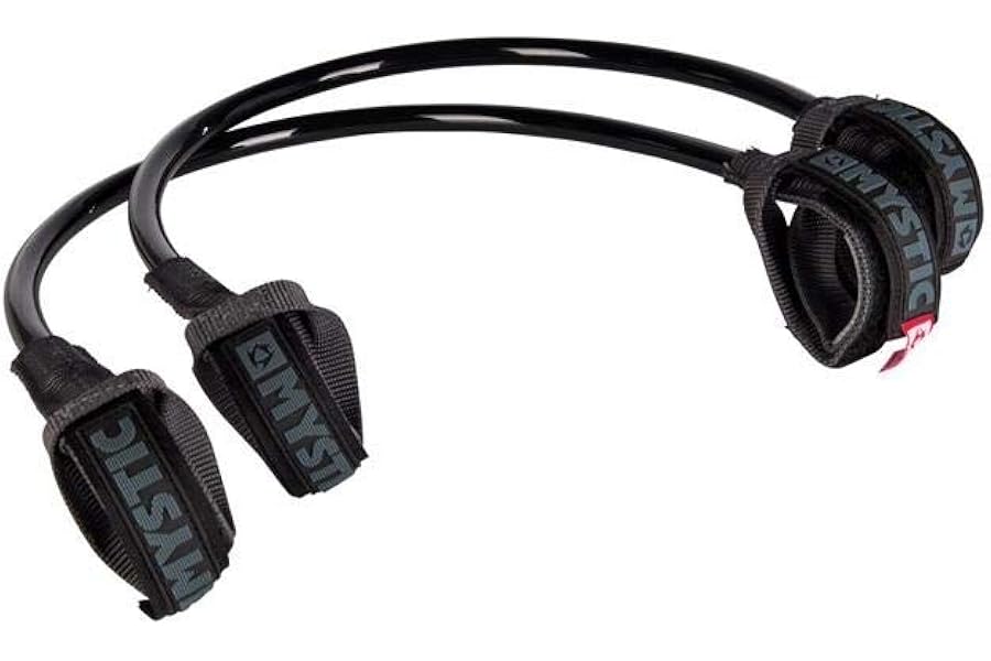 Mystic Watersports - Surf KiteSurf & Windsurfing Harnessline Basic Set - Black