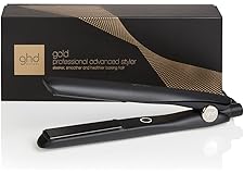 ghd gold - Plancha de pelo profesional para alisar, rizar y crear ondas, temperatura óptima de peinado 185ºC, tecnología dual