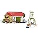 Produktbild Schleich Futtersilo und Großer Bauernhof mit Tieren und Zubehör 41429 42333 2er Set