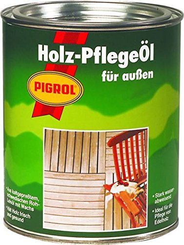 Pigrol Holz-Pflegeöl für außen farblos 2,5l
