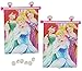 Produktbild Unbekannt 2 TLG. Set Sonnenschutz Rollo - Disney Prinzessin - Arielle Rapunzel Cinderella - für Fenster und Auto Seitenscheibe - Sonnenblende - Mädchen Kinder Baby - So..