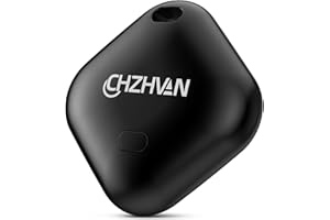 CHZHVAN Air Traceur Tag de Portefeuille Fonctionne avec Apple Localiser (iOS Uniquement), Batterie Remplaçable, Résistant à l'eau, Trouve Bluetooth Tracker pour Sacs, Bagages, Animaux et Sac à Dos