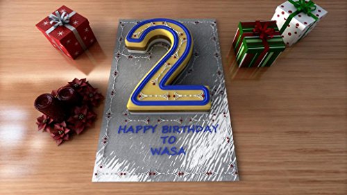 EURO TINS Gro? Zahlen-Backform ZWEI (2) f?r Geburtstag, Jubil?um (Gr??e 36 x 25 cm ? 7,5 cm tief) - 4
